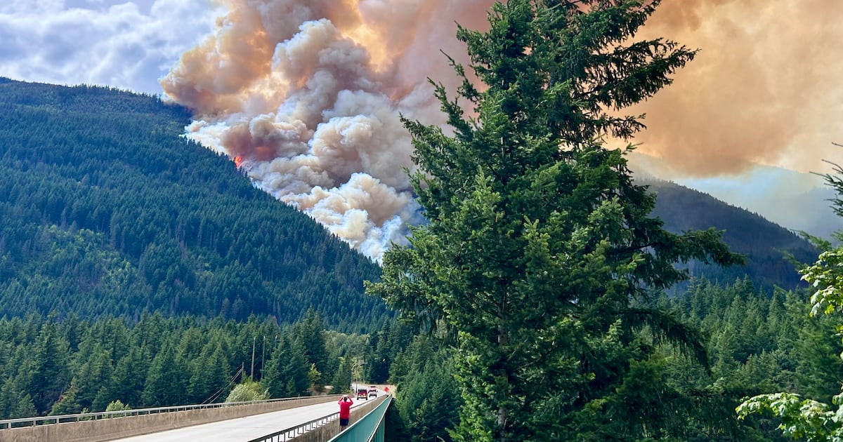Highway 1 reopens though B.C. wildfire zone