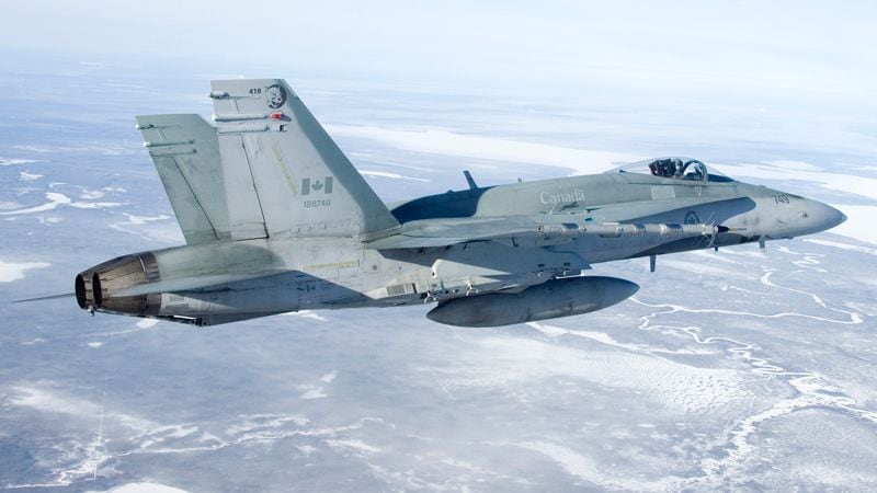 CF-18 fighter jets to roar over Vancouver Island during week-long military training exercise