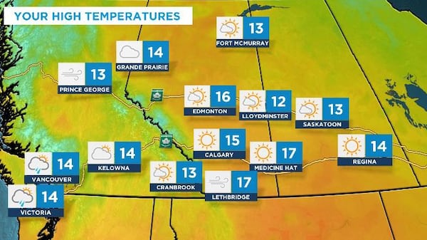 Warm conditions continue for Calgary