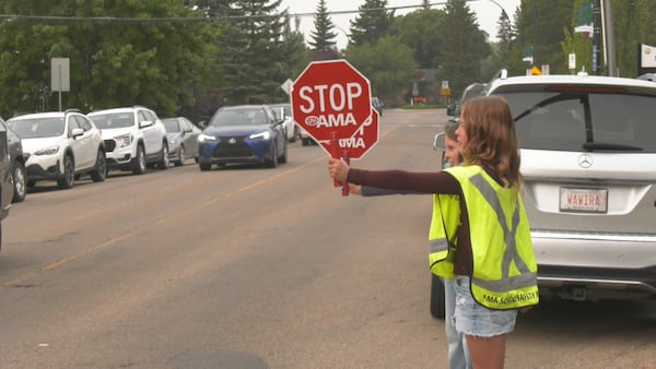 ‘Our job is very important’: Student crosswalk patrols back, drivers reminded to slow down