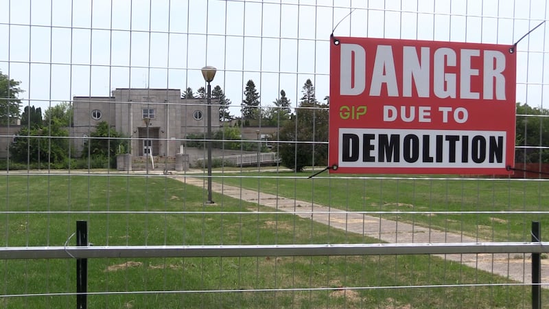 ‘We’re moving forward’: Demolition fencing up at former psychiatric hospital