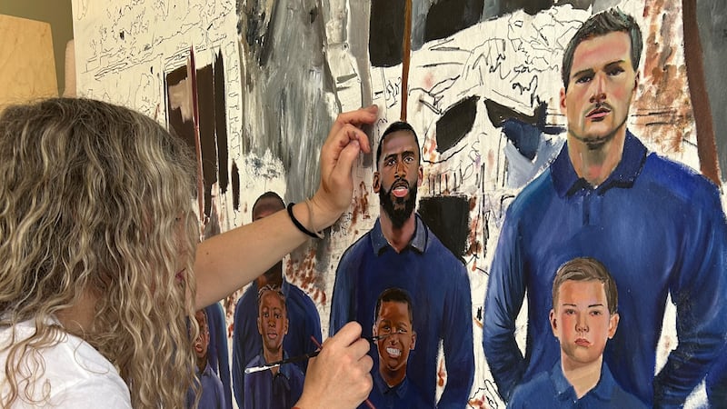 Vancouver sports artist shines spotlight on refugee athletes before FIFA World Cup