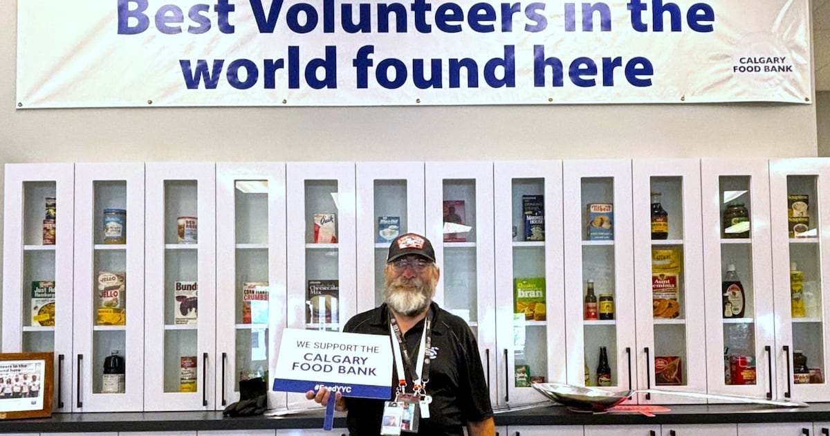 Calgary Food Bank recognizes long-time volunteer after decades of service