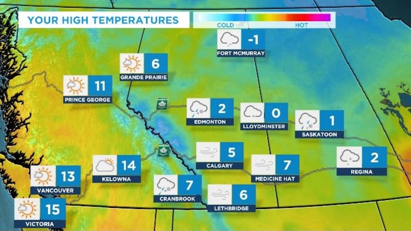 Calgary weather: Strong wind to continue with heavy snow in southwestern Alberta
