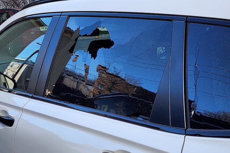 Police investigate after vehicle pelted with projectiles in Saint John