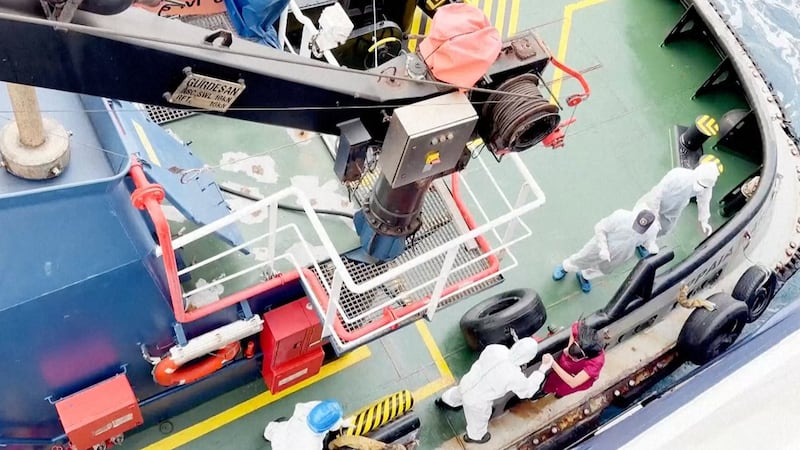 Inside the cruise ship at the centre of the hantavirus outbreak