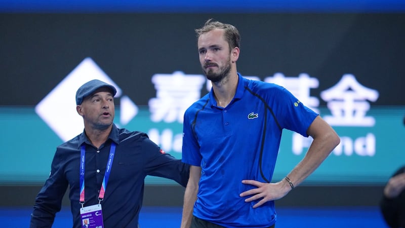 Medvedev disqualified from China Open for hitting spectator with a ball during match vs. Djokovic
