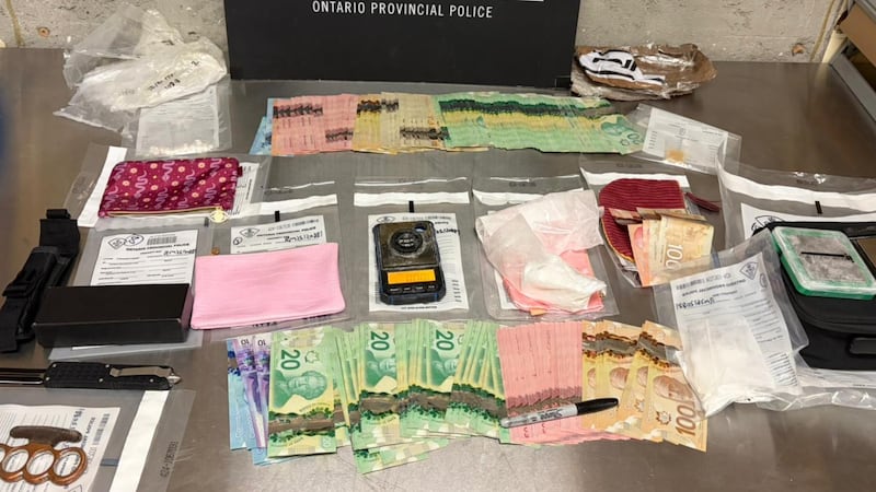 Brass knuckles, cash and drugs netted in Muskoka drug bust