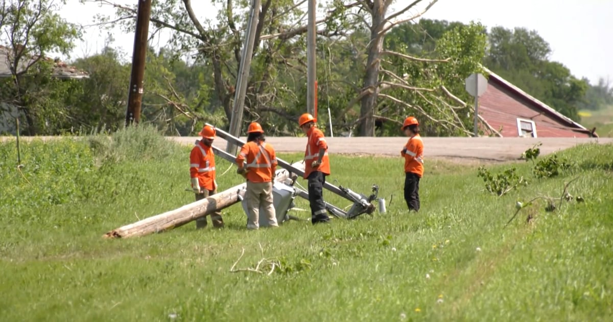 Power restored in Sask. communities after weekend storm leaves thousands without electricity
