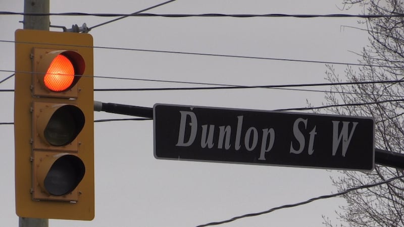Overnight closures planned for Dunlop Street West beginning next week