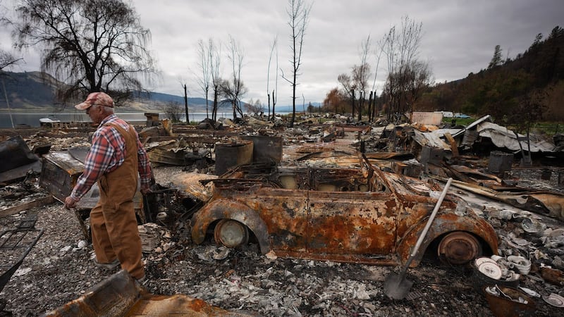'God cleaned the slate': Ashes pave the road to recovery after B.C. wildfires