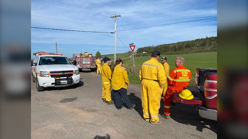 Water bombers dispatched to fight wildfire near Riverside-Albert, N.B.