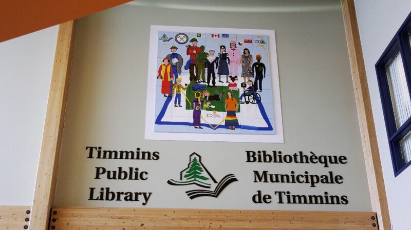 Timmins Library Timmins Public Library celebrates 100th anniversary with new mural
