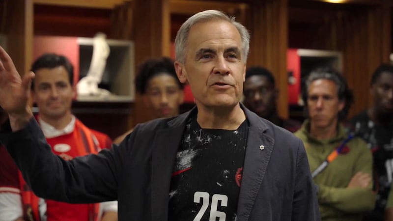 Carney addressed Team Canada in the locker room after the historic 6-0 win over Qatar. Here’s what he said