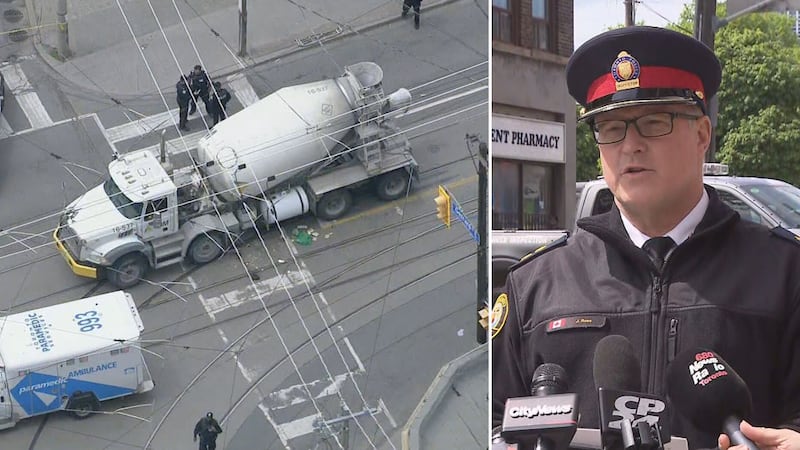 39-year-old woman dead after being struck by truck in Toronto