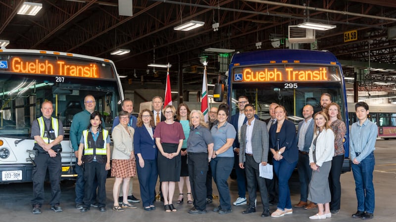 Guelph to receive more than $15M in federal transit funding over next decade