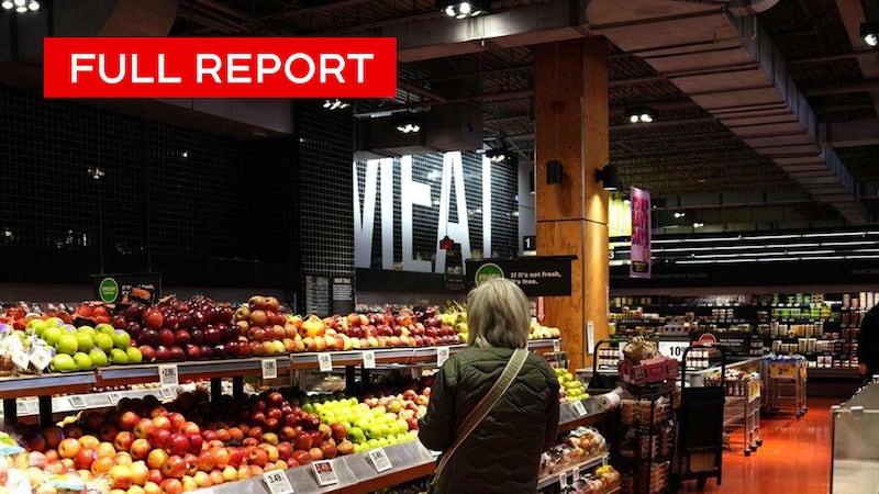 Report finds that single-person households are facing higher grocery costs
