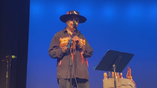 National Day for Truth and Reconciliation ceremony at Victoria School of the Arts on Sept. 29, 2026. (Darcy Seaton/CTV News Edmonton)