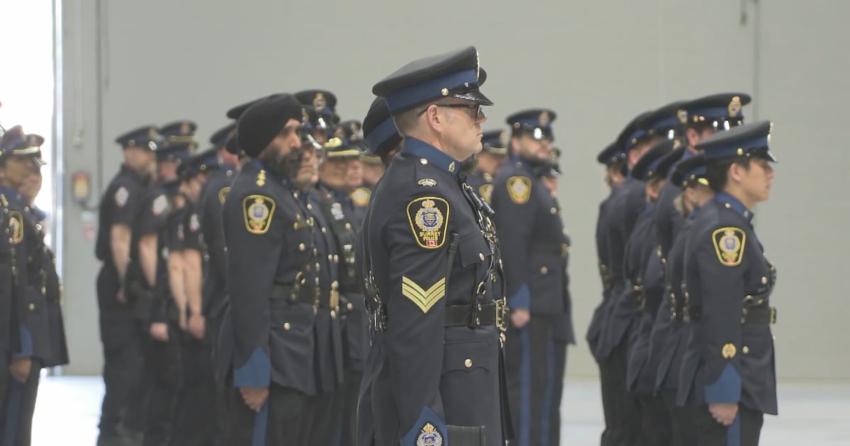 Surrey Police Service holds change of command ceremony