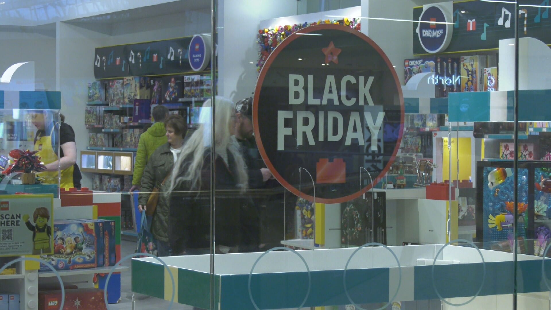 Black Friday at West Edmonton Mall on Nov. 28, 2025. (Cam Wiebe/CTV News Edmonton)