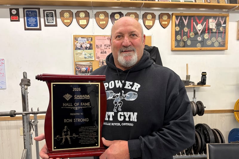 Windsor’s iron legend Ron Strong inducted into Canada Powerlifting Hall of Fame
