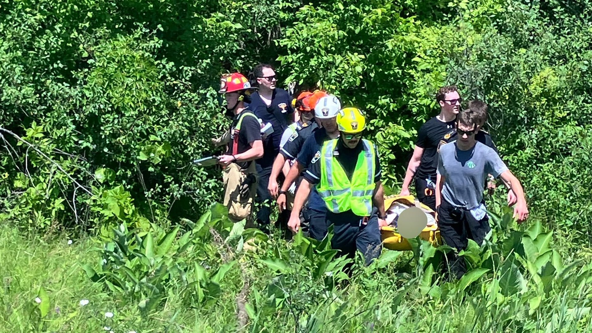 Skydiver Rescued Ottawa firefighters rescue skydiver after crash landing near Arnprior