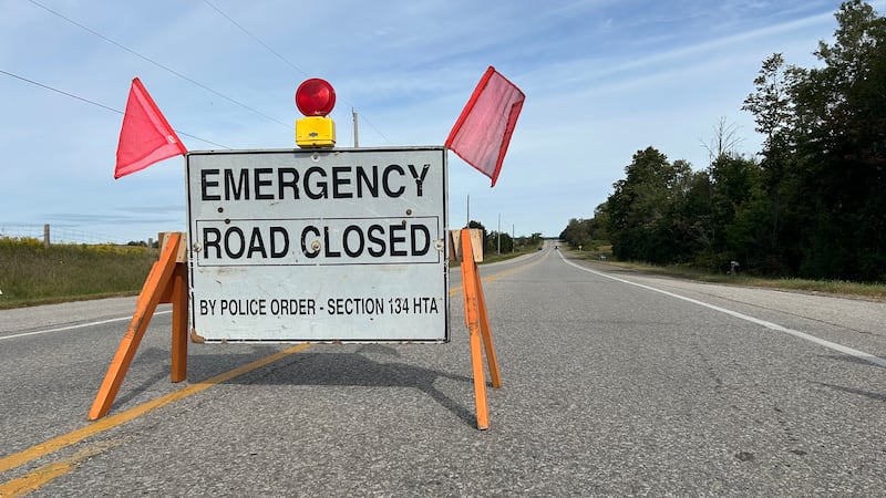 Large police presence in Puslinch Township