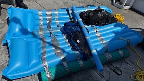 OPP help two 14-year-olds who had blown away from shore on a pool toy near Kingston