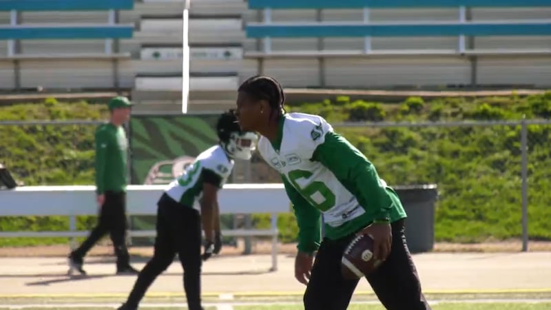 Intensity, anticipation building ahead of Riders preseason game at Griffiths Stadium