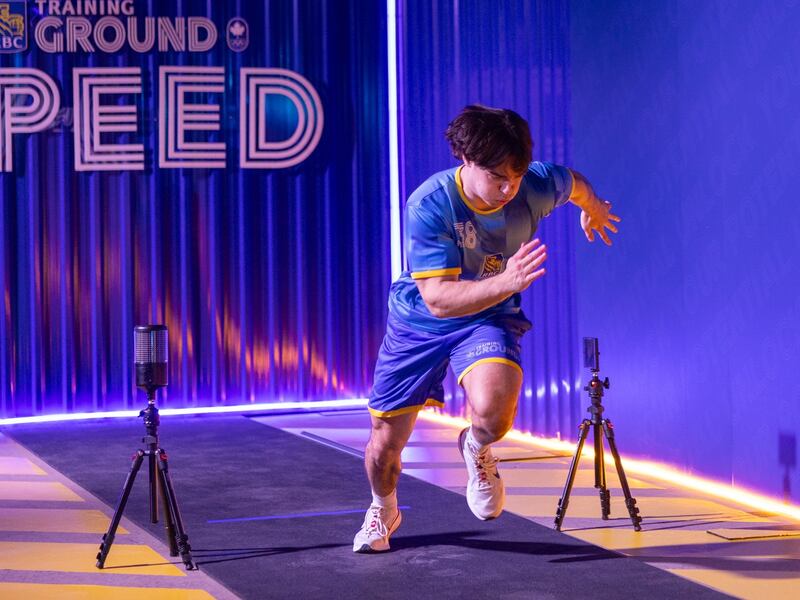 Hundreds of young athletes test themselves at RBC Training Ground with eye towards Olympic sports