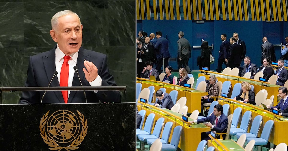 Delegates walk out as Israel’s Netanyahu addresses UN - CTV News