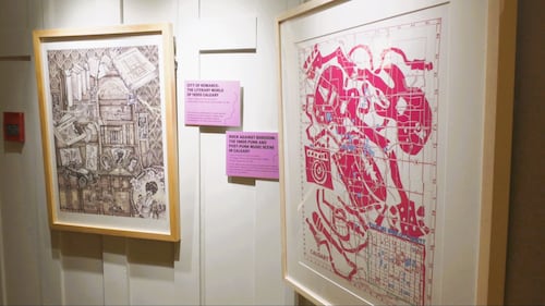 Lougheed House is showcasing the work of 14 local artists through an exhibit called 'Mapping History: The Calgary Atlas Project.'