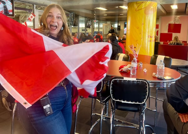 ‘Just as honourable’: Calgary watch party celebrates Team Canada during women’s hockey finals