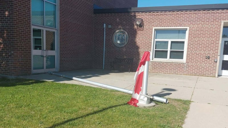 Pride flag stolen, pole cut down at Norwich school: OPP