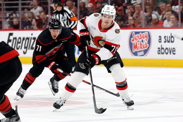 Sens’ Greig called to player safety hearing for roughing Carolina’s Walker