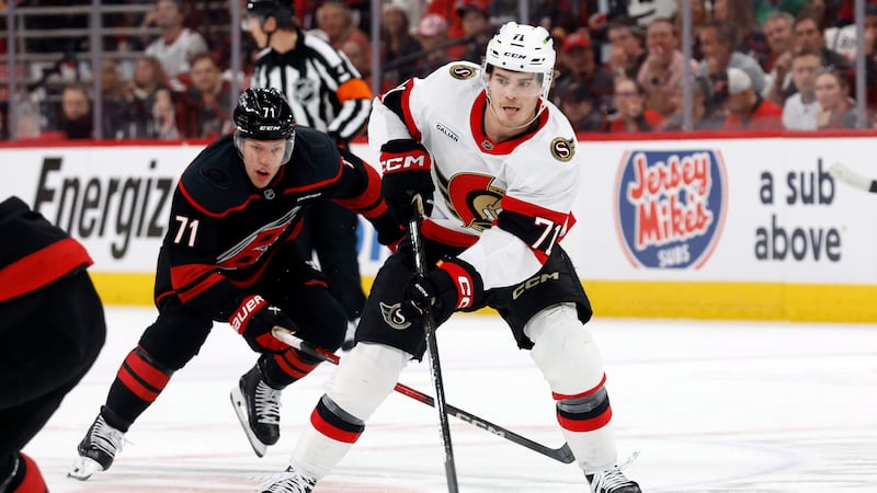 Sens’ Greig called to player safety hearing for roughing Carolina’s Walker