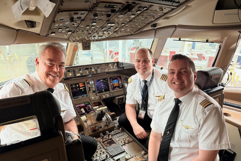 ‘Bittersweet:’ Air Canada pilot joined by co-pilot sons for special retirement flight