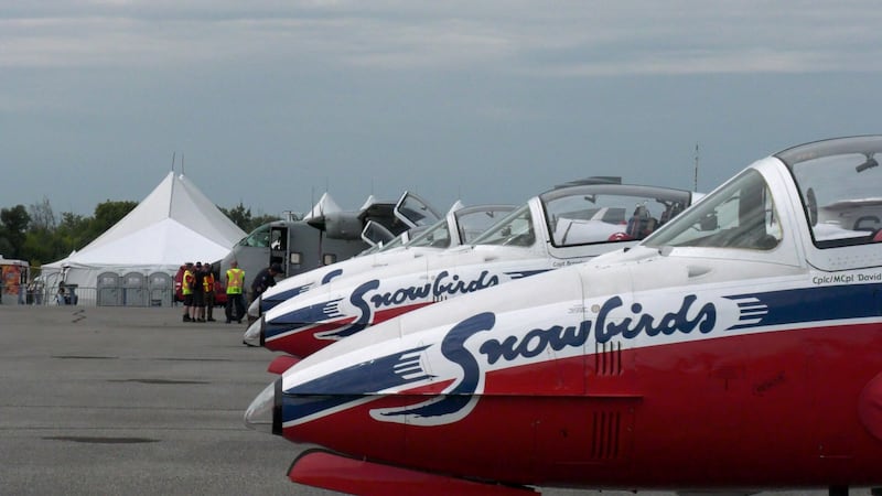Here is where you can see the final Canadian performance for the Snowbirds