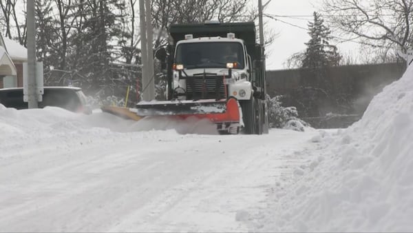 ‘Huge amount of work’: Record snowfall strains Kitchener snow removal, salt supplies