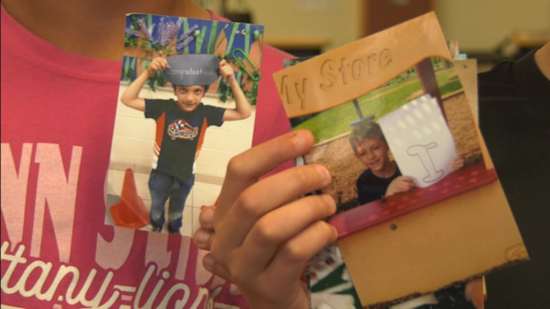Students reflect after receiving letters they wrote to themselves eight years ago
