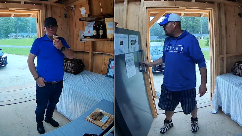 Police investigate theft at farm stand