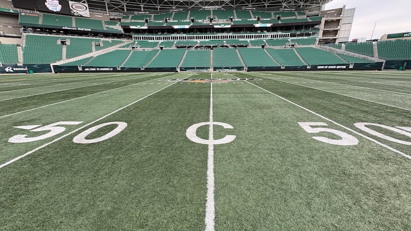 ‘I’ll miss you’: Riders bid farewell to 55-yard line at Mosaic Stadium