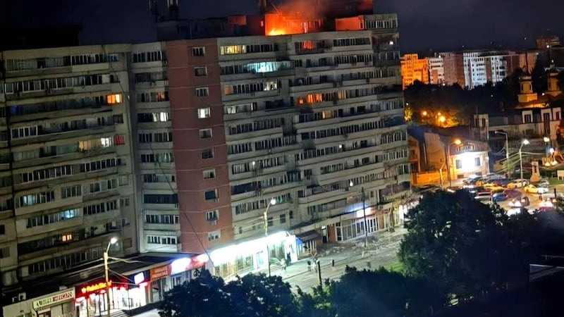 Russian drone targeting Ukraine hits apartment building in Romania, injuring 2, officials say