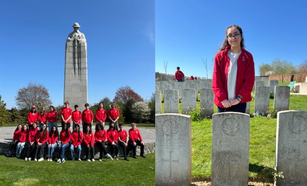 Barrie teen pays respects at Vimy Ridge ceremony in France