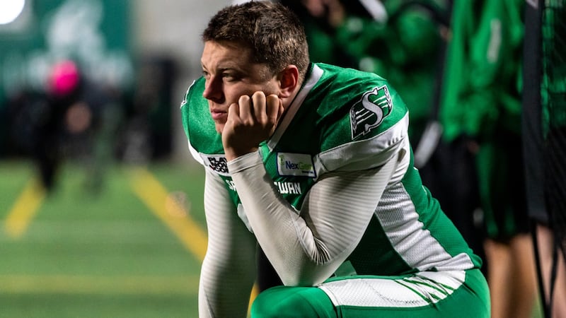 Brett Lauther back in Riders locker room but won’t play against Calgary Stampeders
