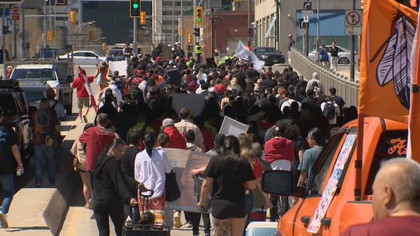 Winnipeg walk shines light on missing and murdered Indigenous men and boys