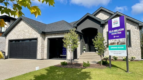 The Stollery Children's Hospital Foundation's Fall Mighty Millions Lottery home launch on Aug. 12, 2026. (Evan Klippenstein/CTV News Edmonton)