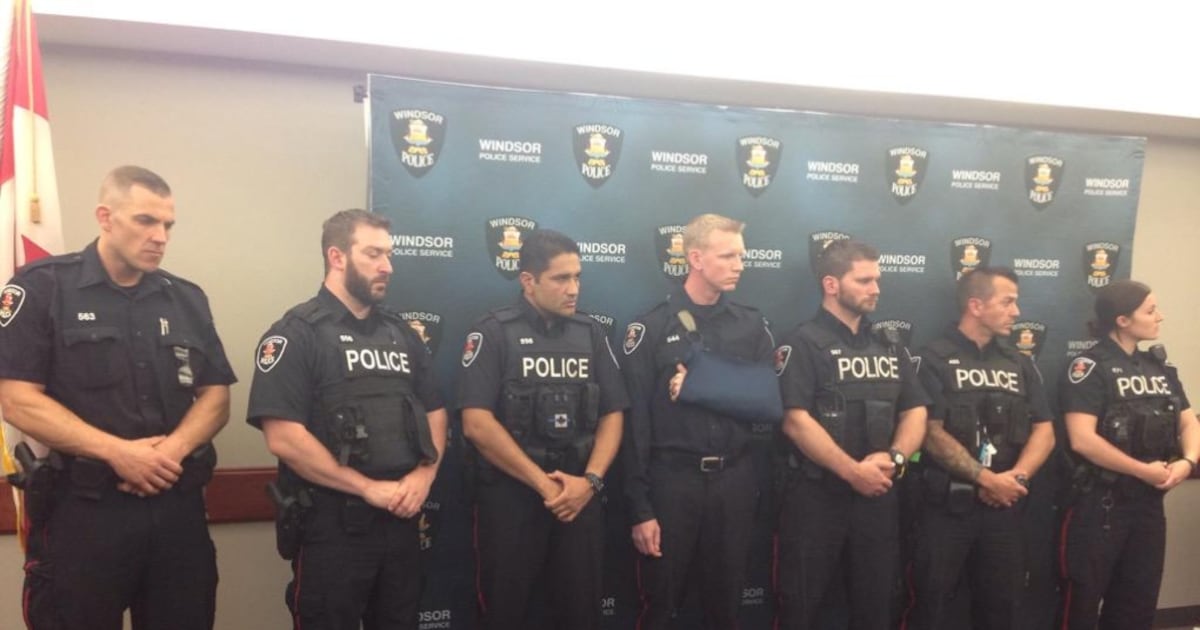 Kent Rice Eight Windsor police officers honoured for bravery