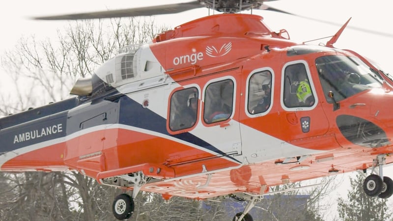 Man suffers critical injuries in workplace accident, airlifted to hospital
