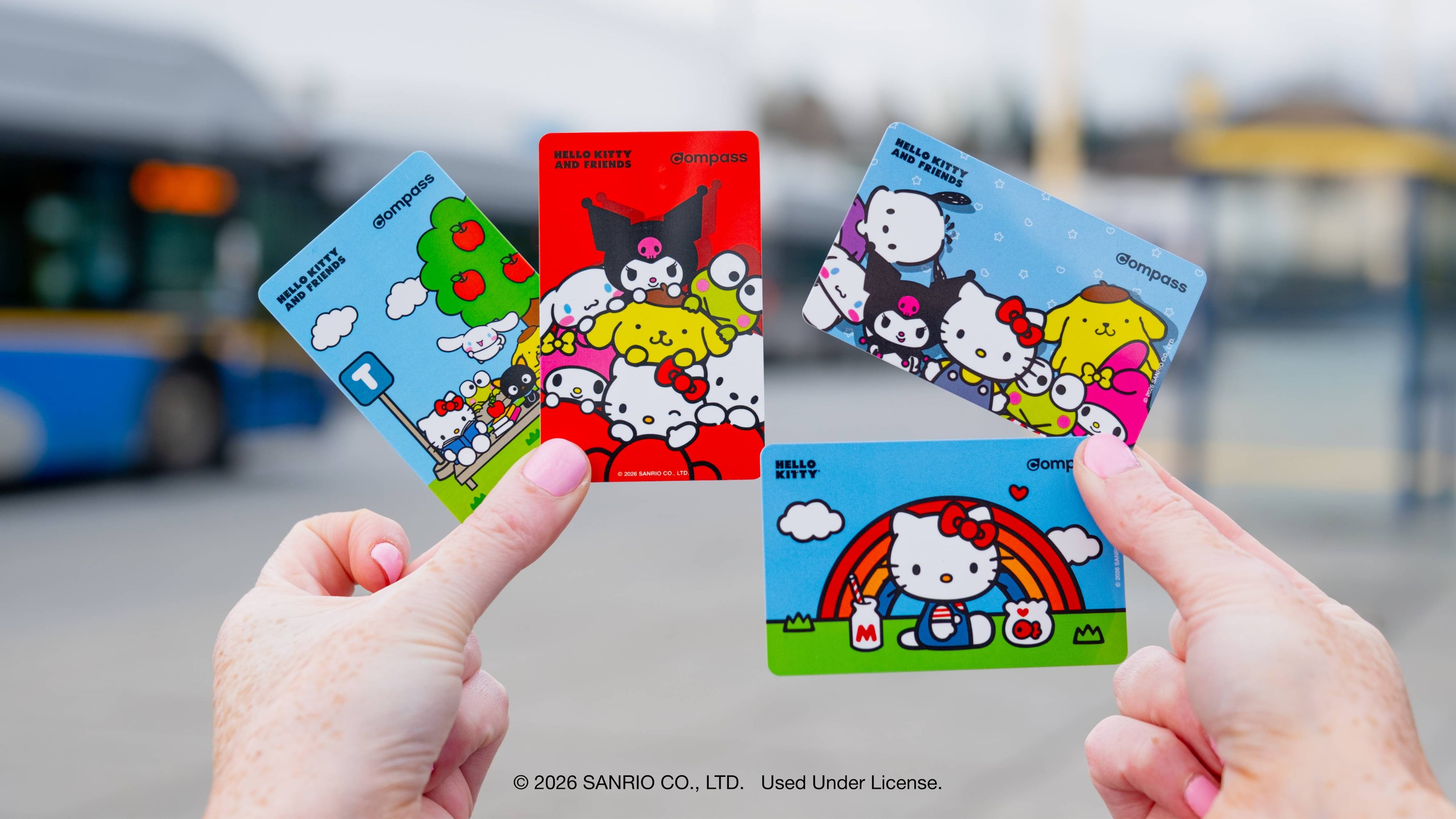 Translink Hello Kitty Compass Card TransLink reveals Hello Kitty Compass Cards